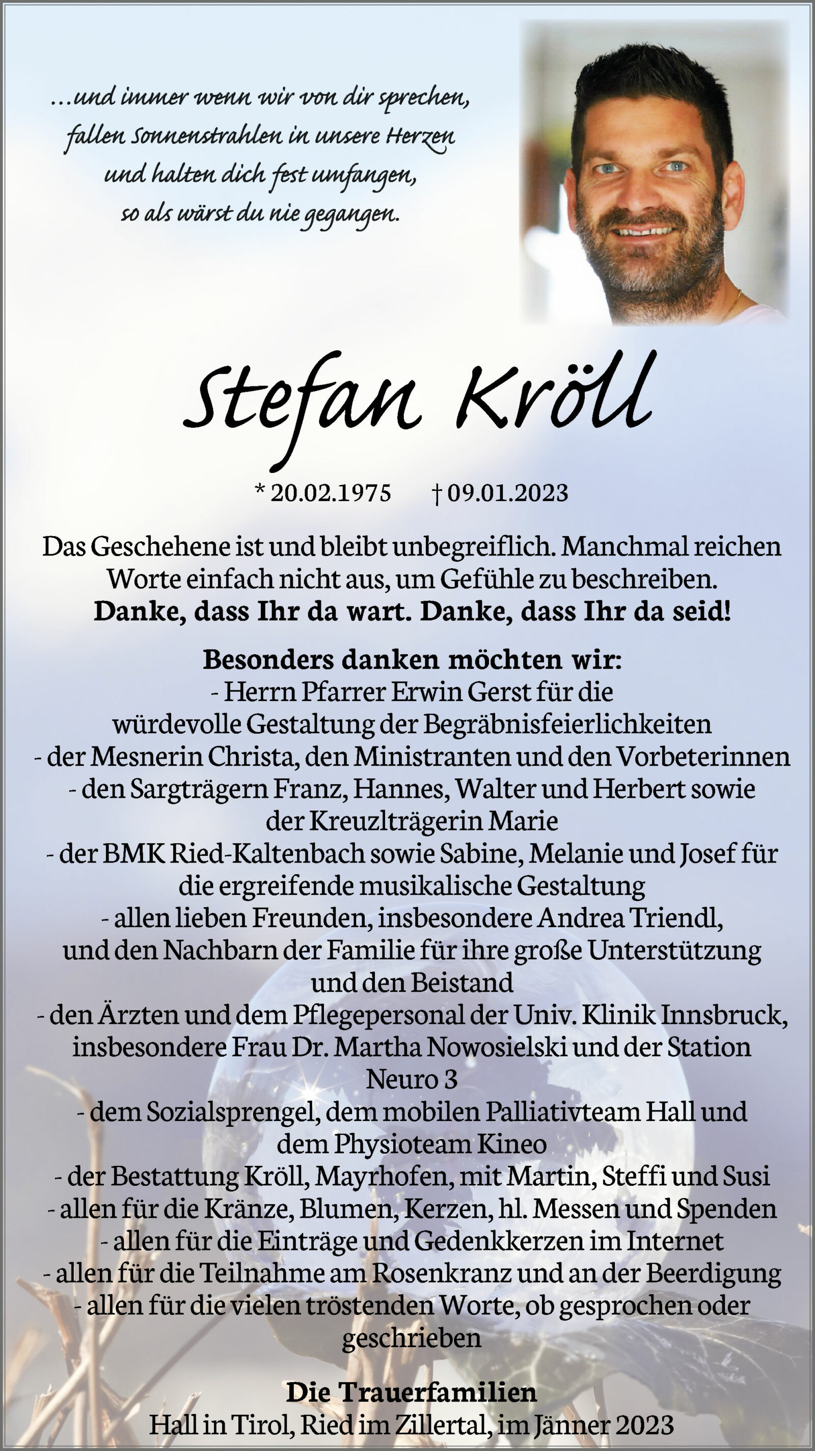 Todesanzeigen und Sterbefälle Zillertaler Zeitung