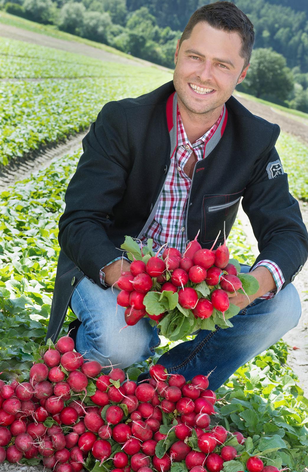 Beginning of the season for local vegetables at Spar