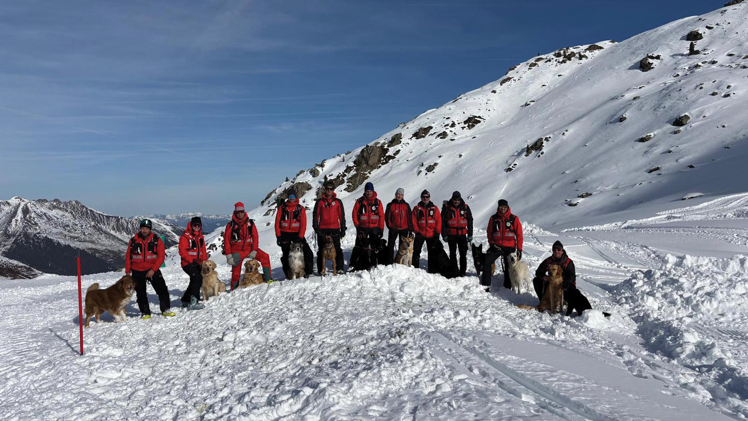 Einsatz-berpr-fung-der-Lawinenhunde-in-Hochf-gen